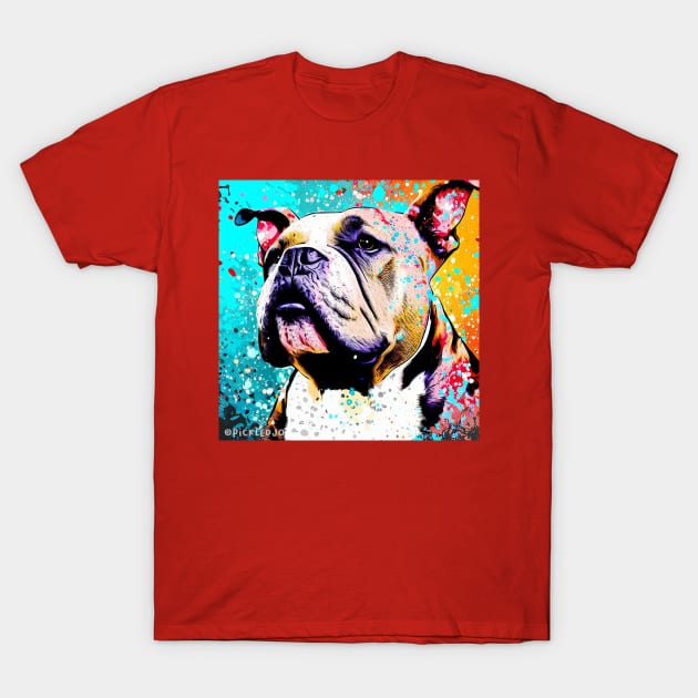 XL Bully Pop Art T-Shirt by Sketchy